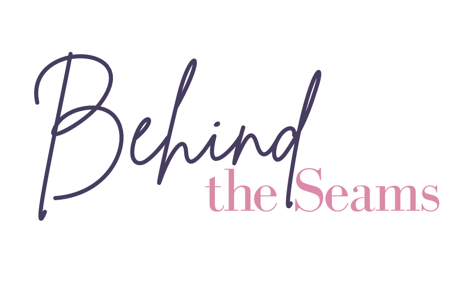 Behind the Seams’ blog banner for Lilly & Jude, featuring handmade leather bag stories and business insights.