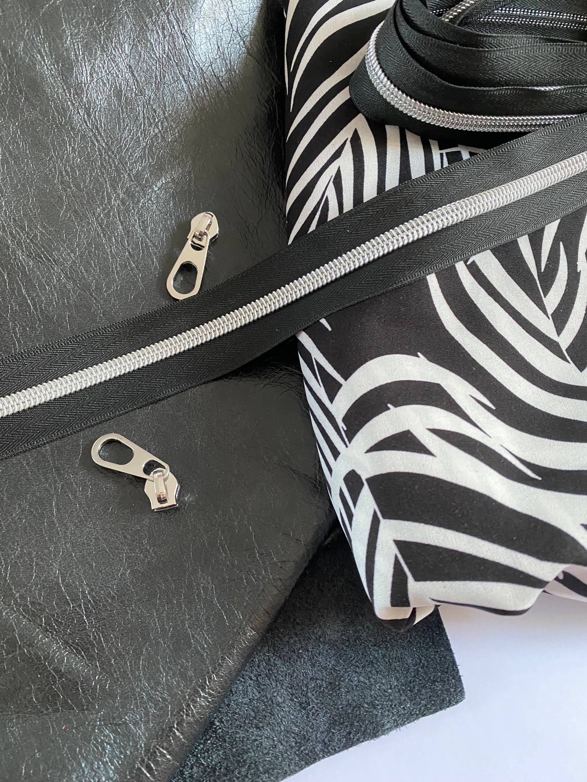 Starburn | Black Leather Crossbody Bag | Handcrafted with Silver Hardware image 10