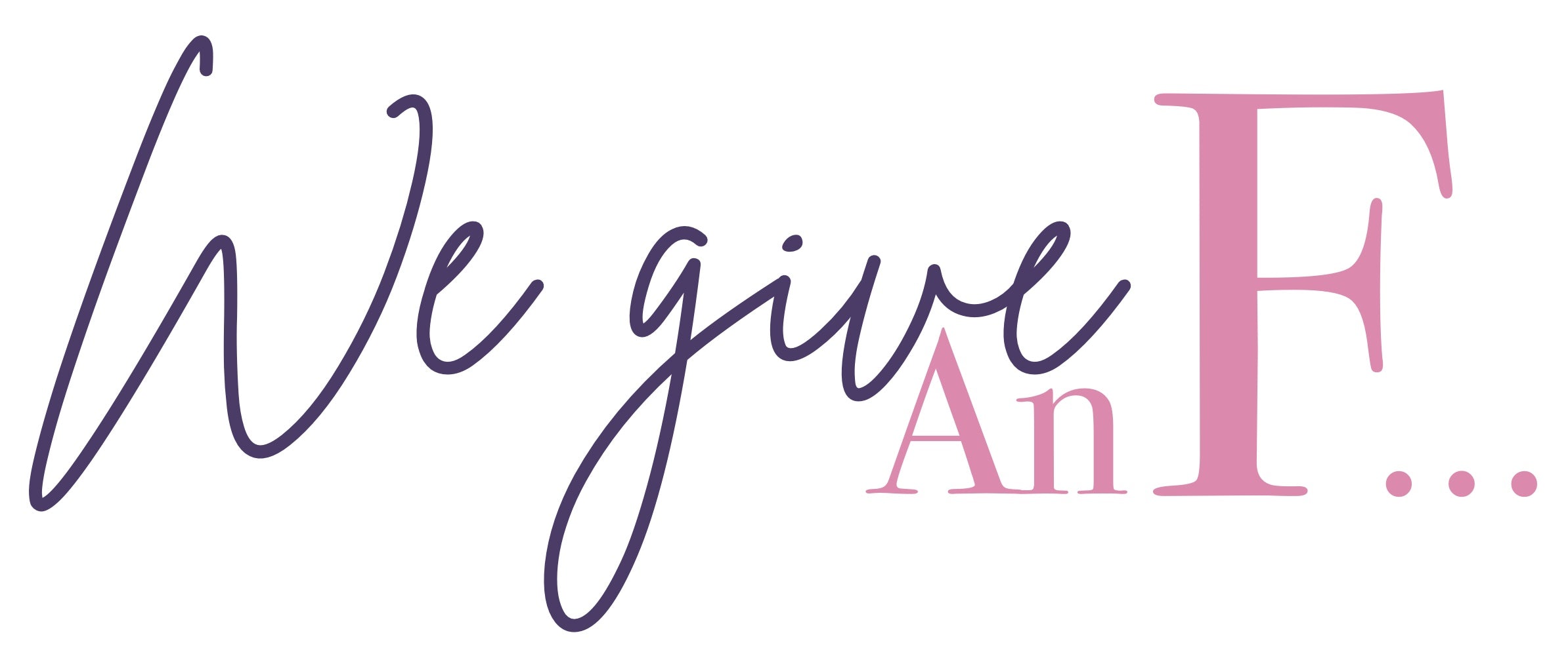 Lilly & Jude banner image with bold text “We Give an F” in brand fonts, expressing the brand’s fierce attitude and commitment to sustainability.