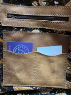 Emmie | Whiskey Brown Leather Shoulder Bag | Handcrafted from Rescued Leather image 11