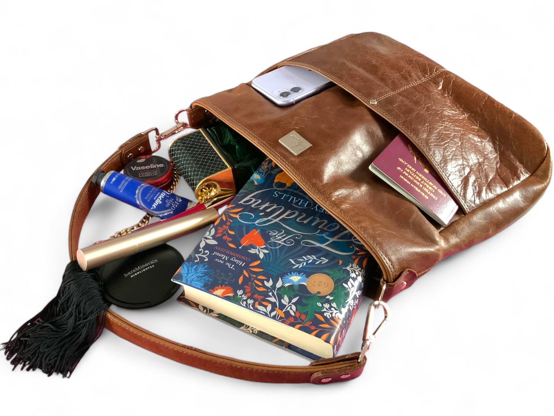 Freddy | Chestnut Brown Leather Shoulder Bag | Handcrafted Handbag image 9