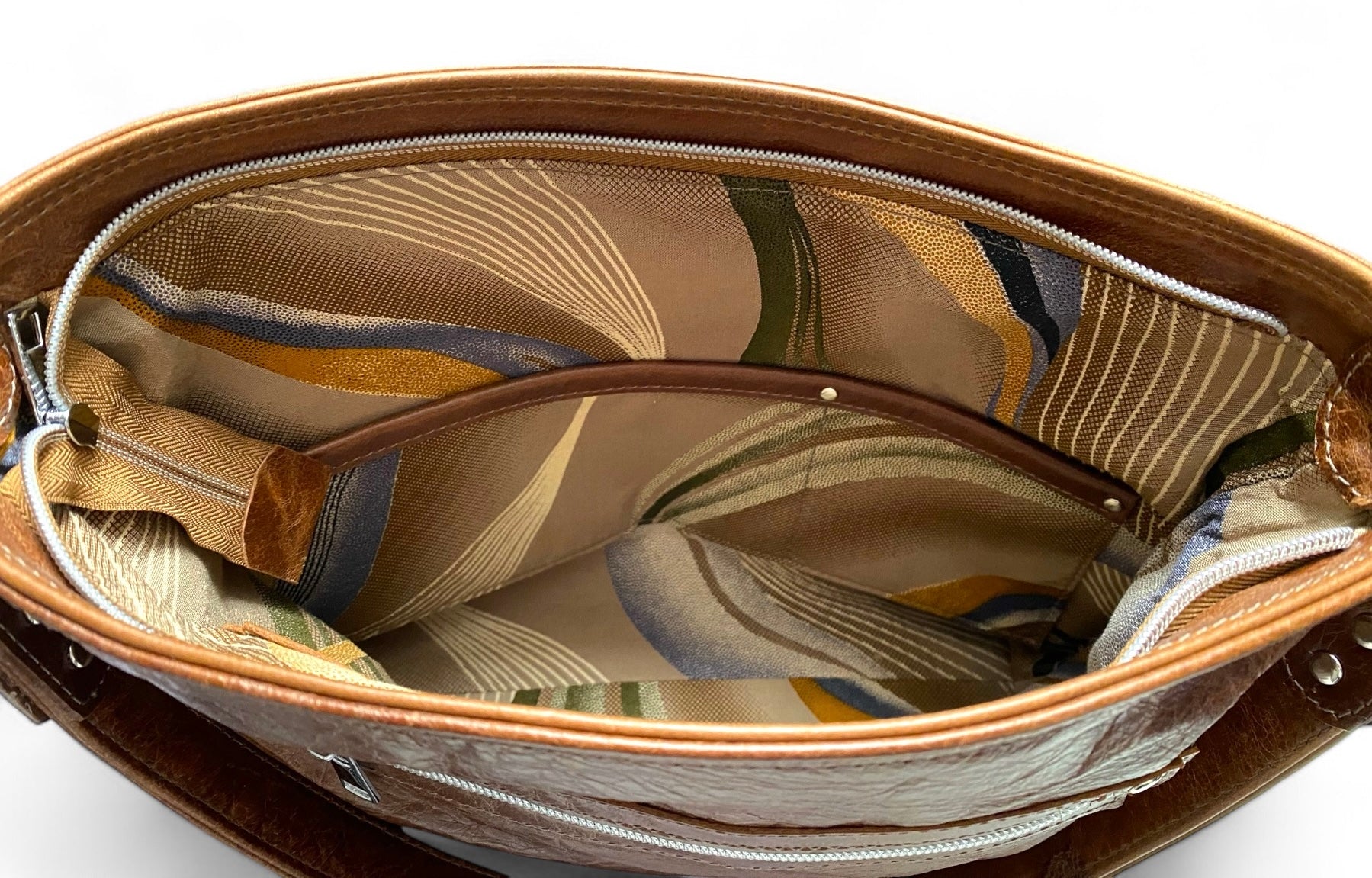 Freddy | Chestnut Brown Leather Shoulder Bag | Handcrafted Handbag image 8