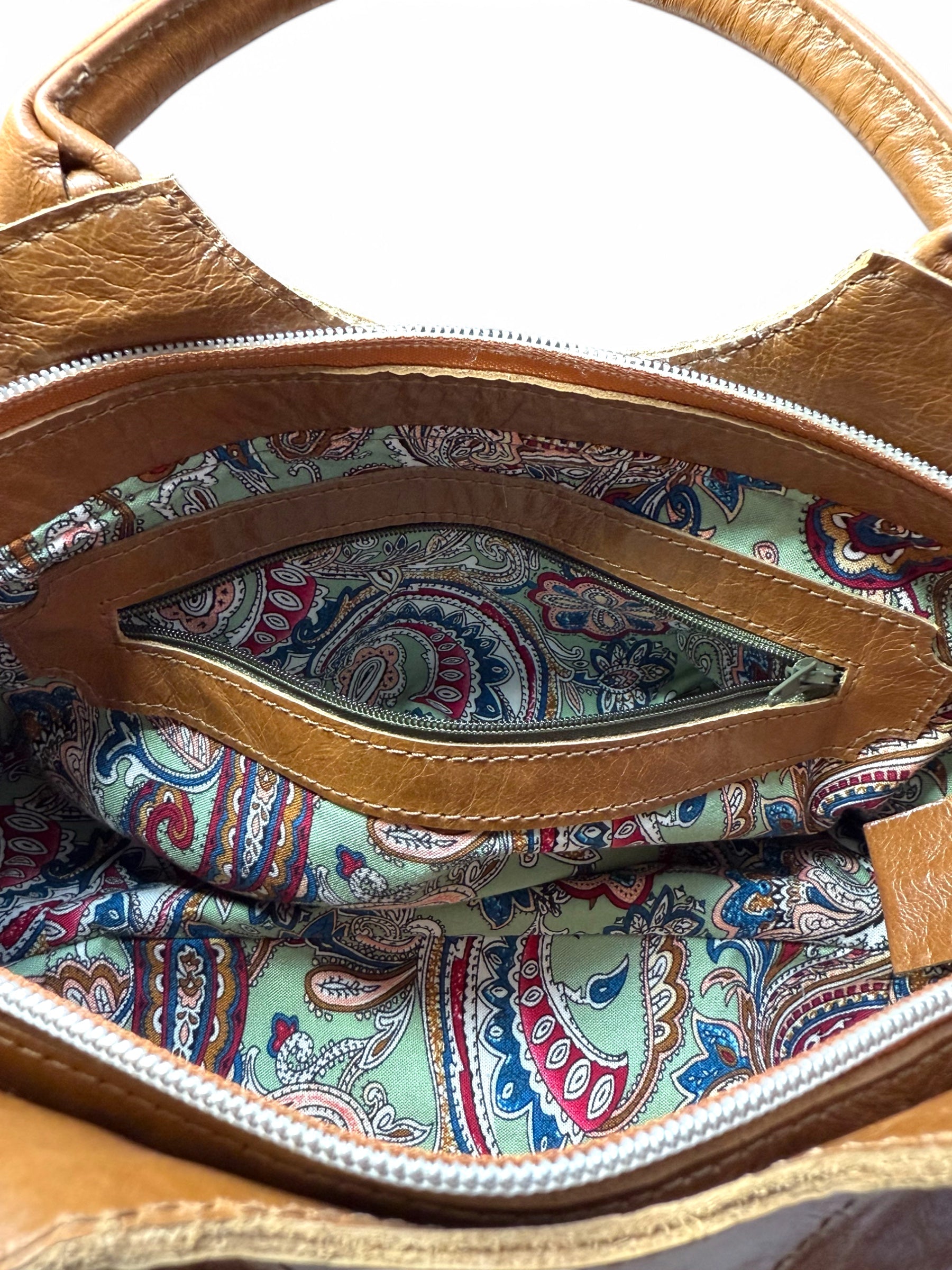Flossy | Tan Brown Slouchy Baguette Bag | Made from Rescued Leather image 10