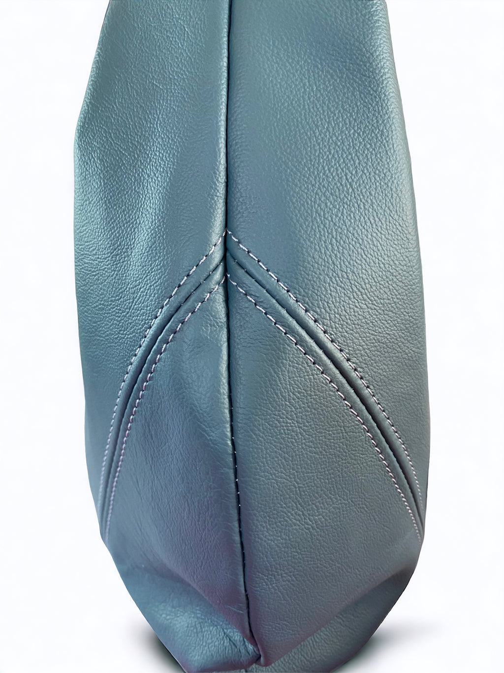Estrella | Blue Leather Shoulder Bag | Chic Slouch Handbag image 6