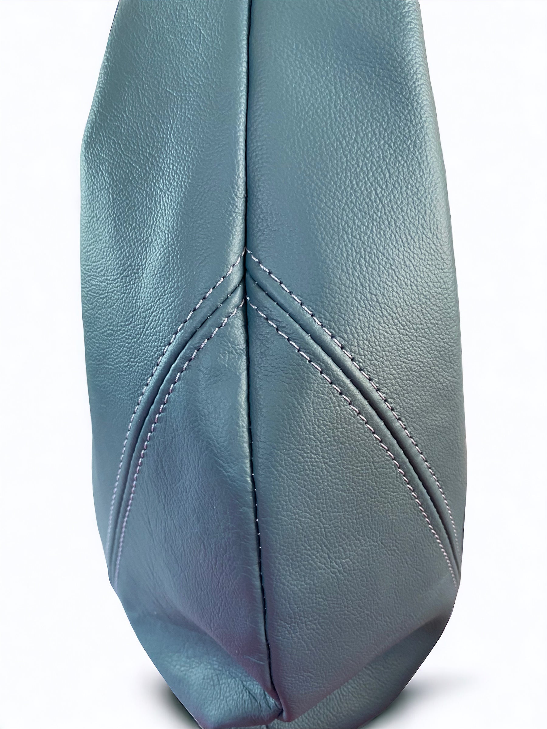 Estrella | Blue Leather Shoulder Bag | Chic Slouch Handbag image 6