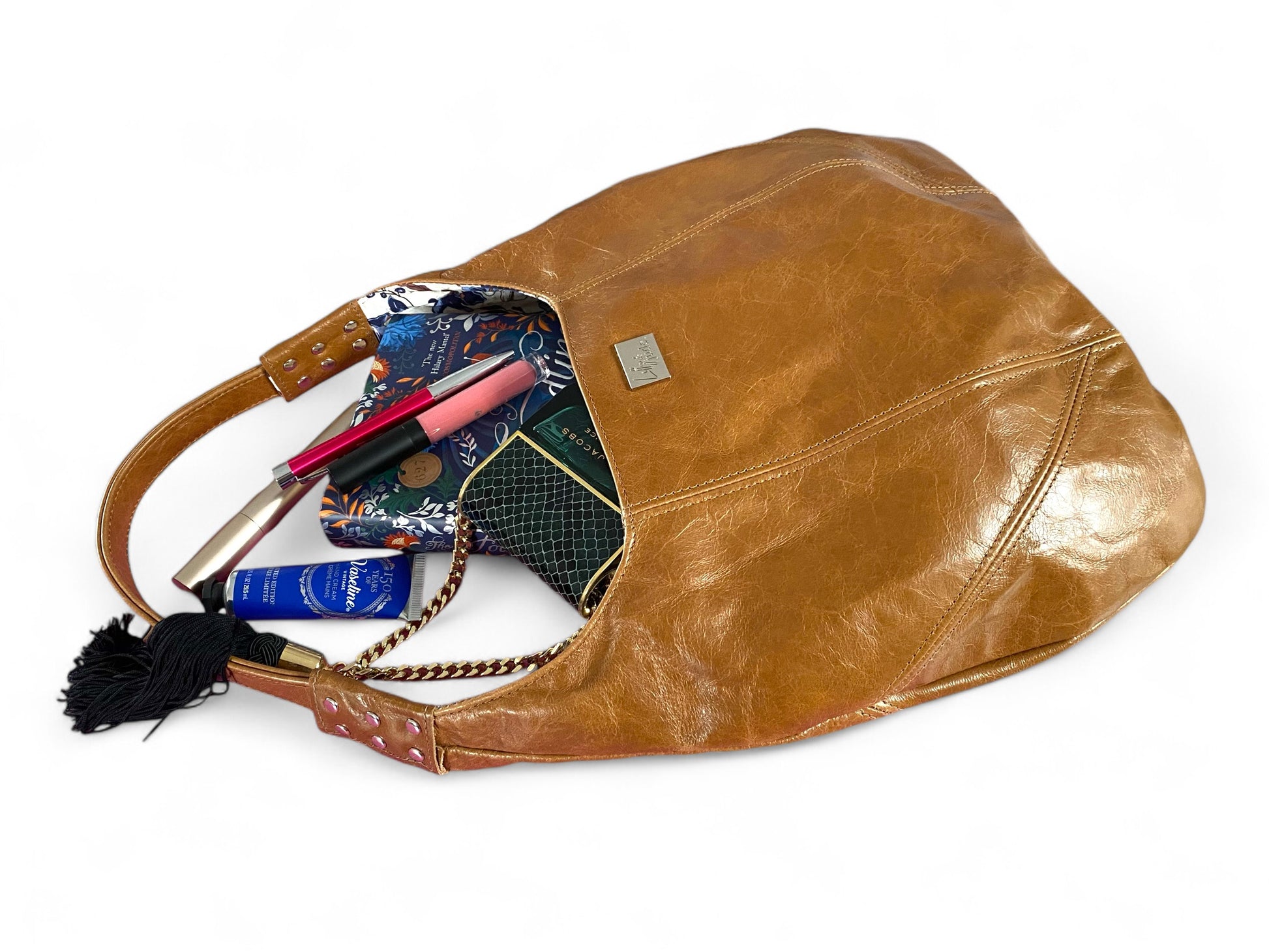 Estrella | Tan Brown Leather Slouch Shoulder Bag | Handcrafted Handbag image 5