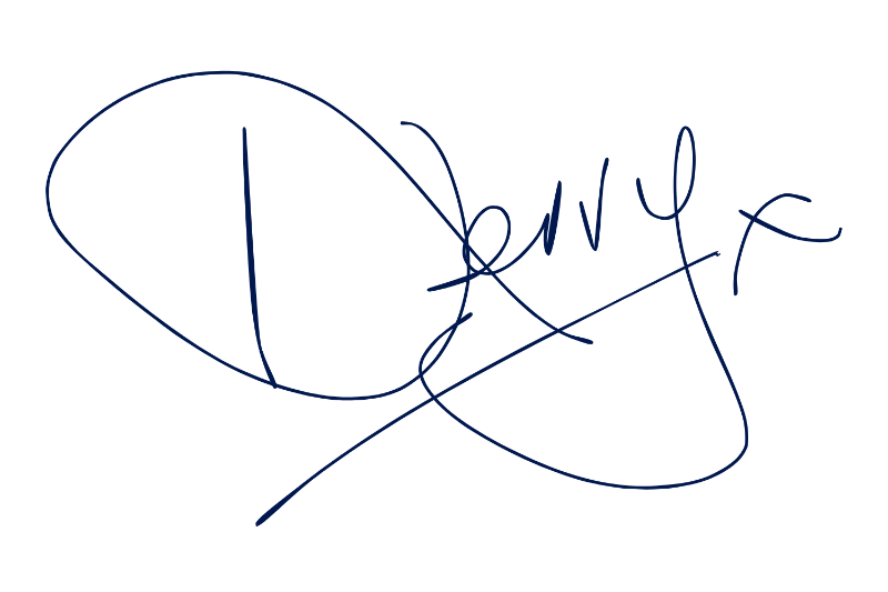 Hand written signature 