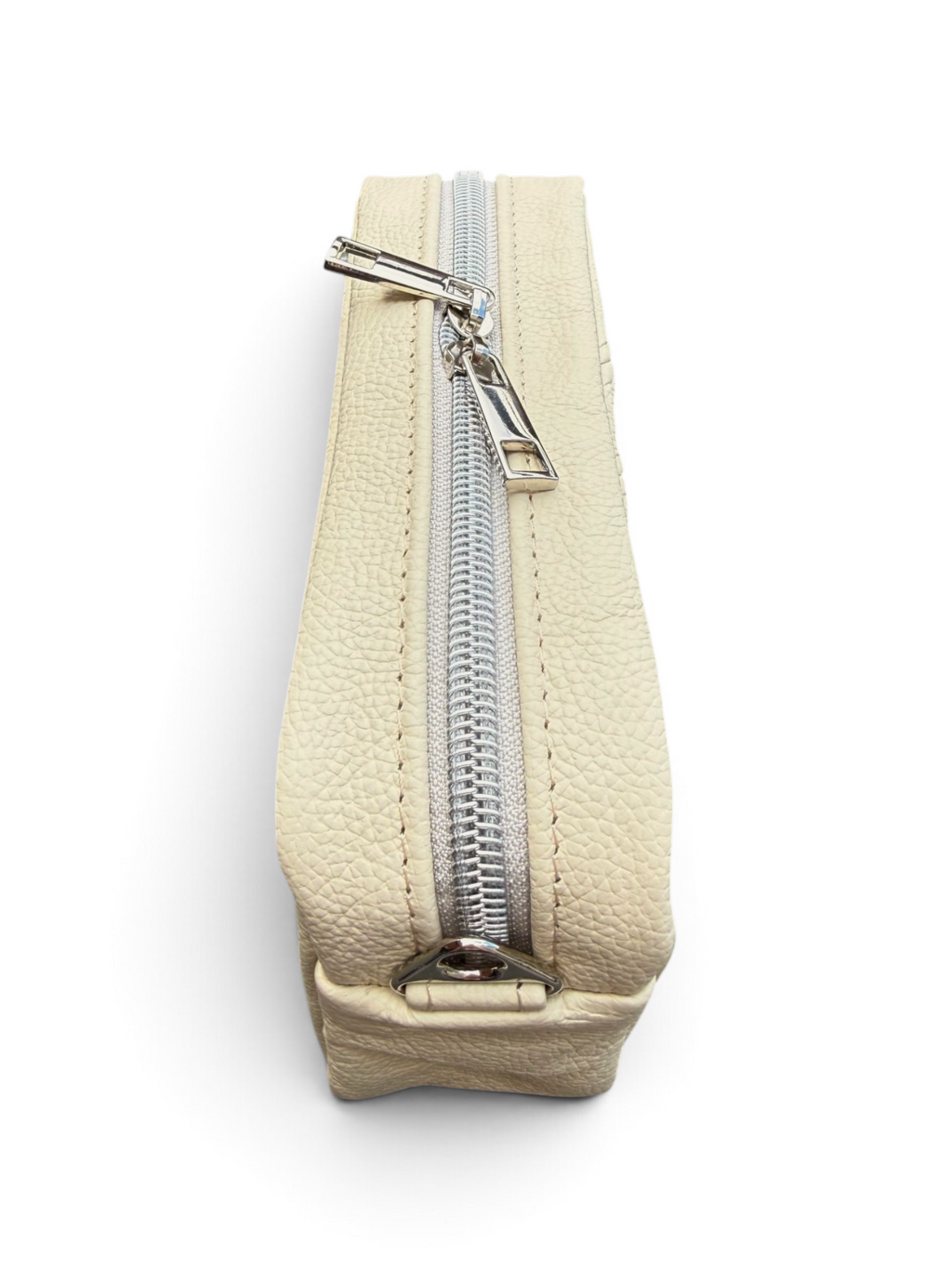 Tiny Harriet | Cream Butter Yellow Leather Compact Crossbody Bag
