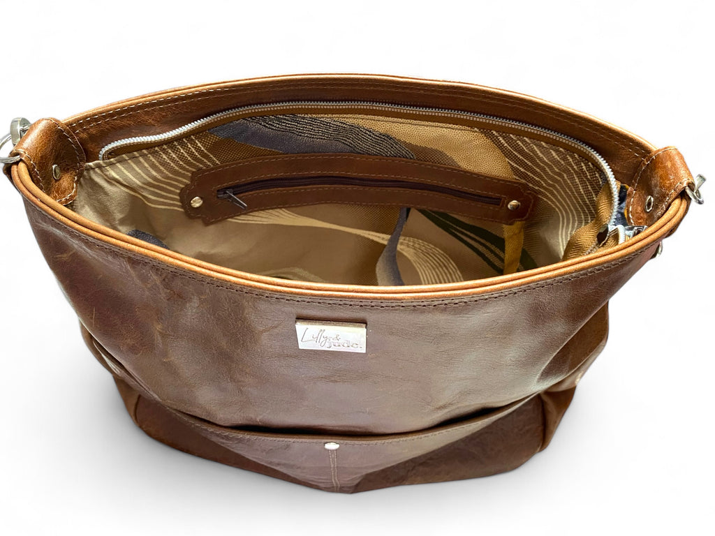 Freddy | Chestnut Brown Leather Shoulder Bag | Handcrafted Handbag image 10