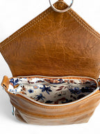 Olivia | Tan Brown Leather Crossbody Bag image 10