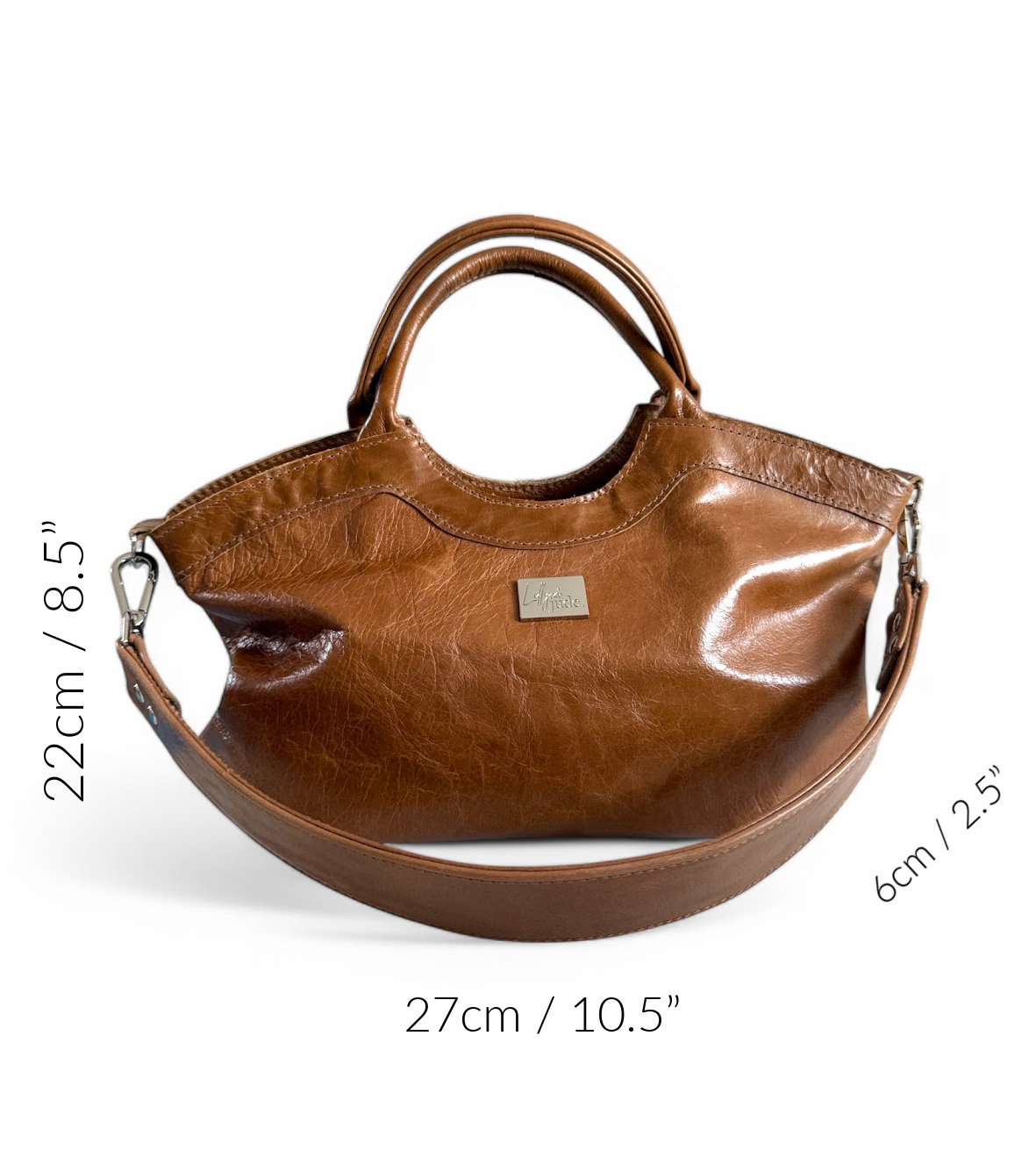 Flossy | Tan Brown Slouchy Baguette Bag | Made from Rescued Leather image 14