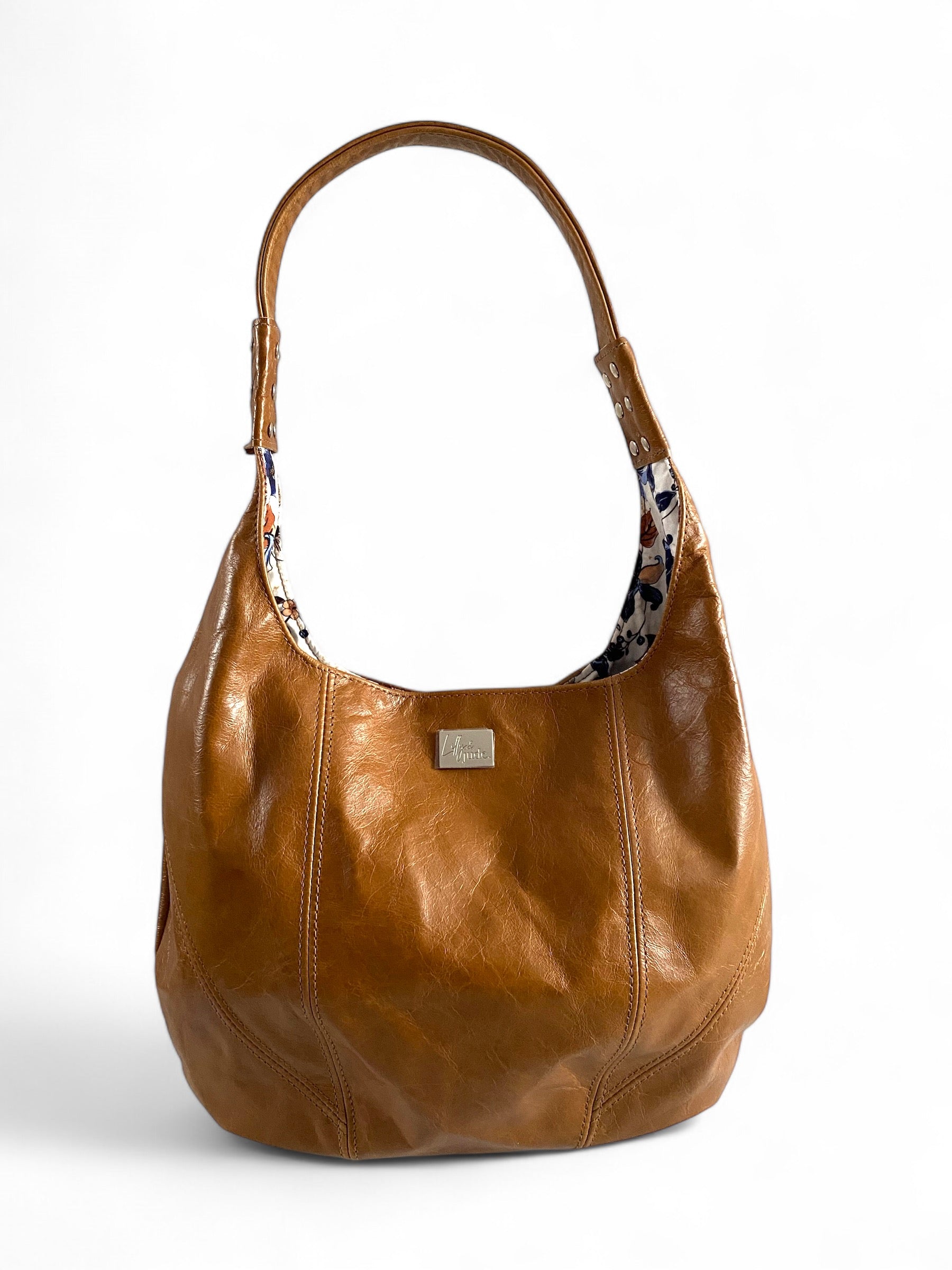 Estrella | Tan Brown Leather Slouch Shoulder Bag | Handcrafted Handbag image 0